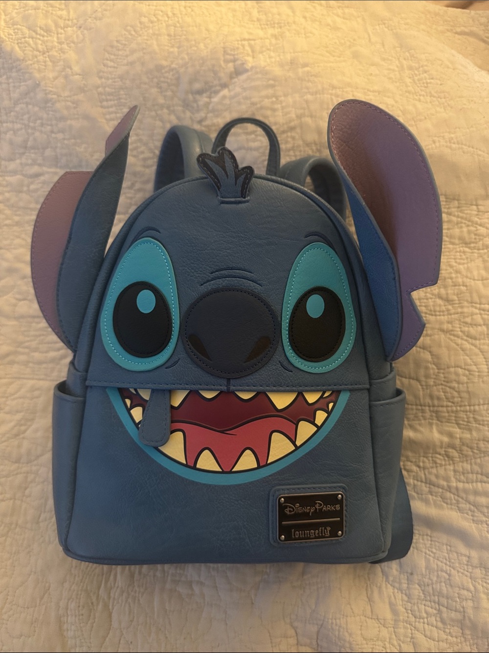 Disney Parks x Loungefly Stitch Character Mini Backpack